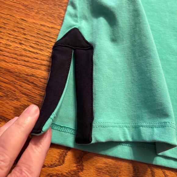 Duffield Lane Mackinac Solid Julep.Navy Sleeveless Midi A Line Dress Size L NWT - Picture 8 of 9